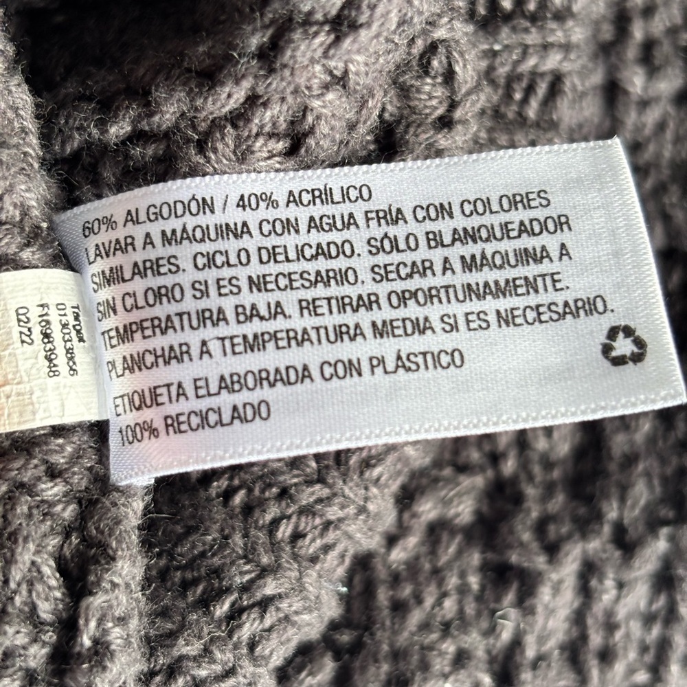 Universal Thread Textured Gray Sweater - Picture 4 of 7